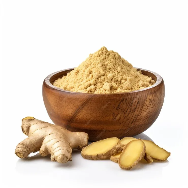 High-quality ginger powder for export.